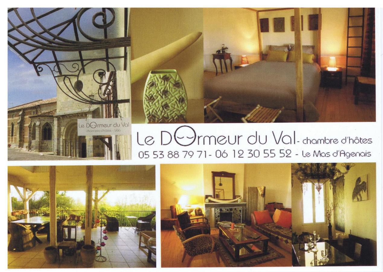 Le Dormeur Du Val Bed and Breakfast Le Mas-dʼAgenais Exterior foto